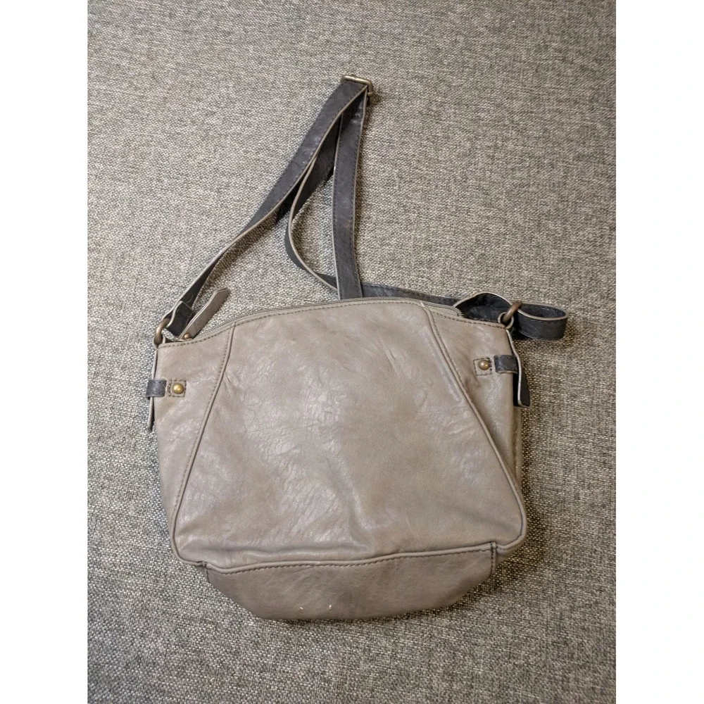 Vintage MARIPOSA The Sak Faux Leather Hobo Shoulder Bag Zip Up Purse Multicolor